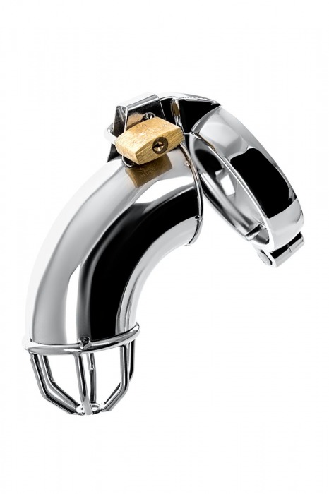 Серебристый мужской пояс верности TOYFA Metal - ToyFa - купить с доставкой в Уссурийске