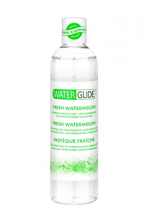 Лубрикант на водной основе с ароматом арбуза WATERGLIDE FRESH WATERMELON - 300 мл. - Waterglide - купить с доставкой в Уссурийске