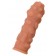 Телесная реалистичная насадка KOKOS Extreme Sleeve 11 с дополнительной стимуляцией - 12,7 см. - KOKOS - в Уссурийске купить с доставкой