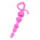 Розовая силиконовая анальная цепочка Sweety - 18,5 см. - ToyFa в Уссурийске Розовая силиконовая анальная цепочка Sweety - 18,5 см. - ToyFa