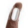 Коричневый перезаряжаемый вибрострапон - 18 см. - Lux Fetish - купить с доставкой в Уссурийске