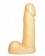 Пустотелый фаллоимитатор телесного цвета - 16,7 см. - Джага-Джага