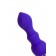 Фиолетовая анальная вибровтулка Curvy - 14 см. - ToyFa в Уссурийске Фиолетовая анальная вибровтулка Curvy - 14 см. - ToyFa