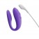 Фиолетовый вибромассажер для пар We-Vibe Sync Go - We-vibe