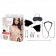 Большой эротический набор из 12 предметов Interchangeable Collar   Nipple Clips Set - Lux Fetish - купить с доставкой в Уссурийске