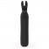 Черная вибропуля с ушками Rechargeable Rabbit Ears Bullet Vibrator - Happy Rabbit купить в Уссурийске с доставкой в Orgasmix.ru Черная вибропуля с ушками Rechargeable Rabbit Ears Bullet Vibrator - Happy Rabbit