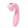 Розовый вибратор Tara с вакуумной стимуляцией и пультом ДУ - BeYourLover купить в Уссурийске с доставкой в Orgasmix.ru Розовый вибратор Tara с вакуумной стимуляцией и пультом ДУ - BeYourLover