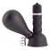 Черный вибратор с грушей на сосок - ToyFa в Уссурийске Черный вибратор с грушей на сосок - ToyFa